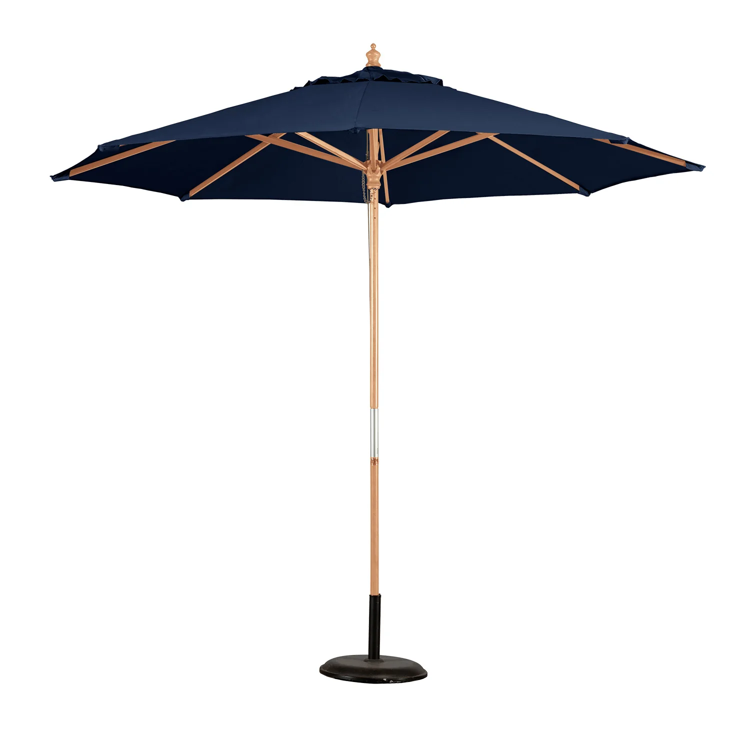 Como Outdoor Light Colour Pole Timber Centrepost Octagonal Umbrella 270 cm - Image 3