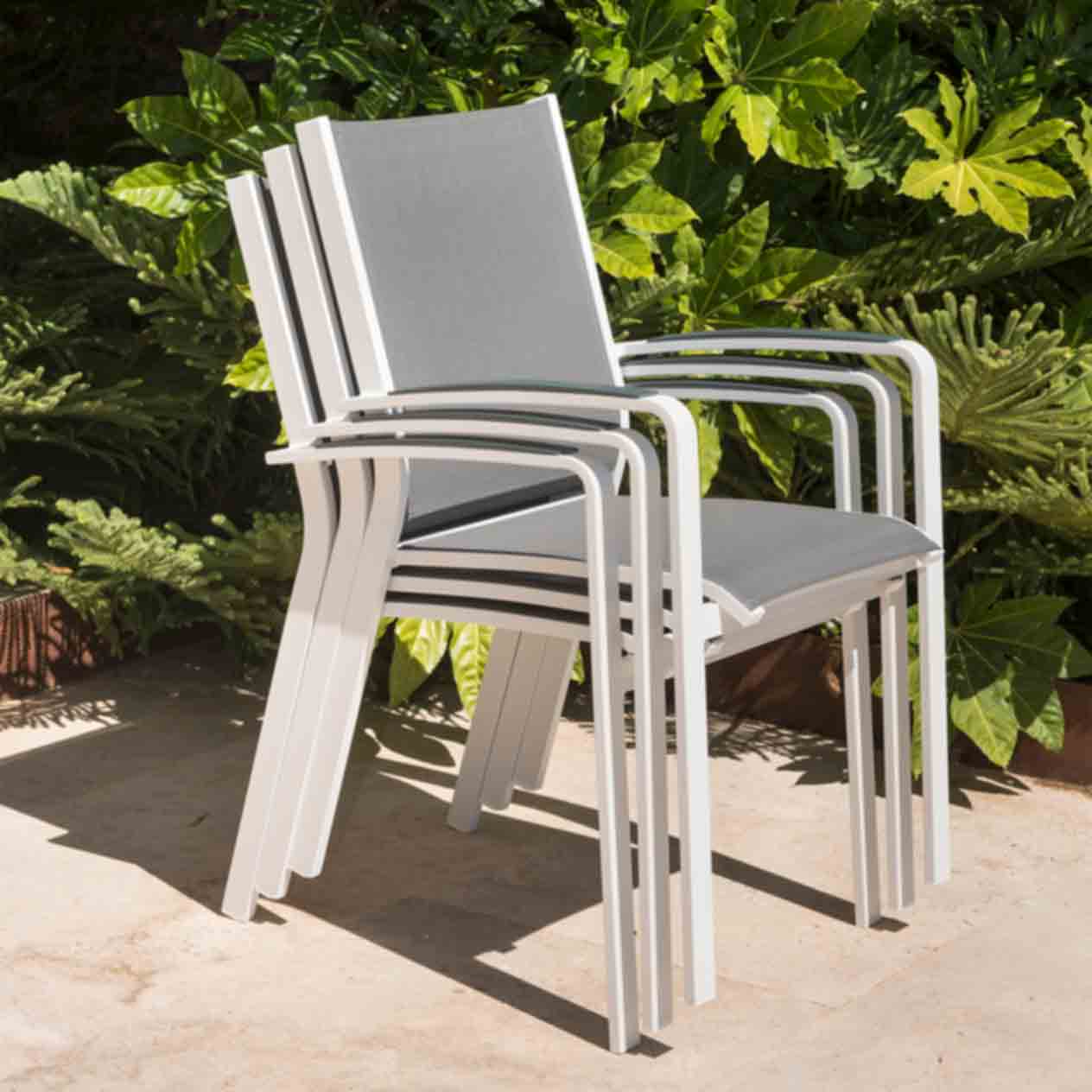 Cosmo Outdoor Aluminium Dining Chair - Image 3