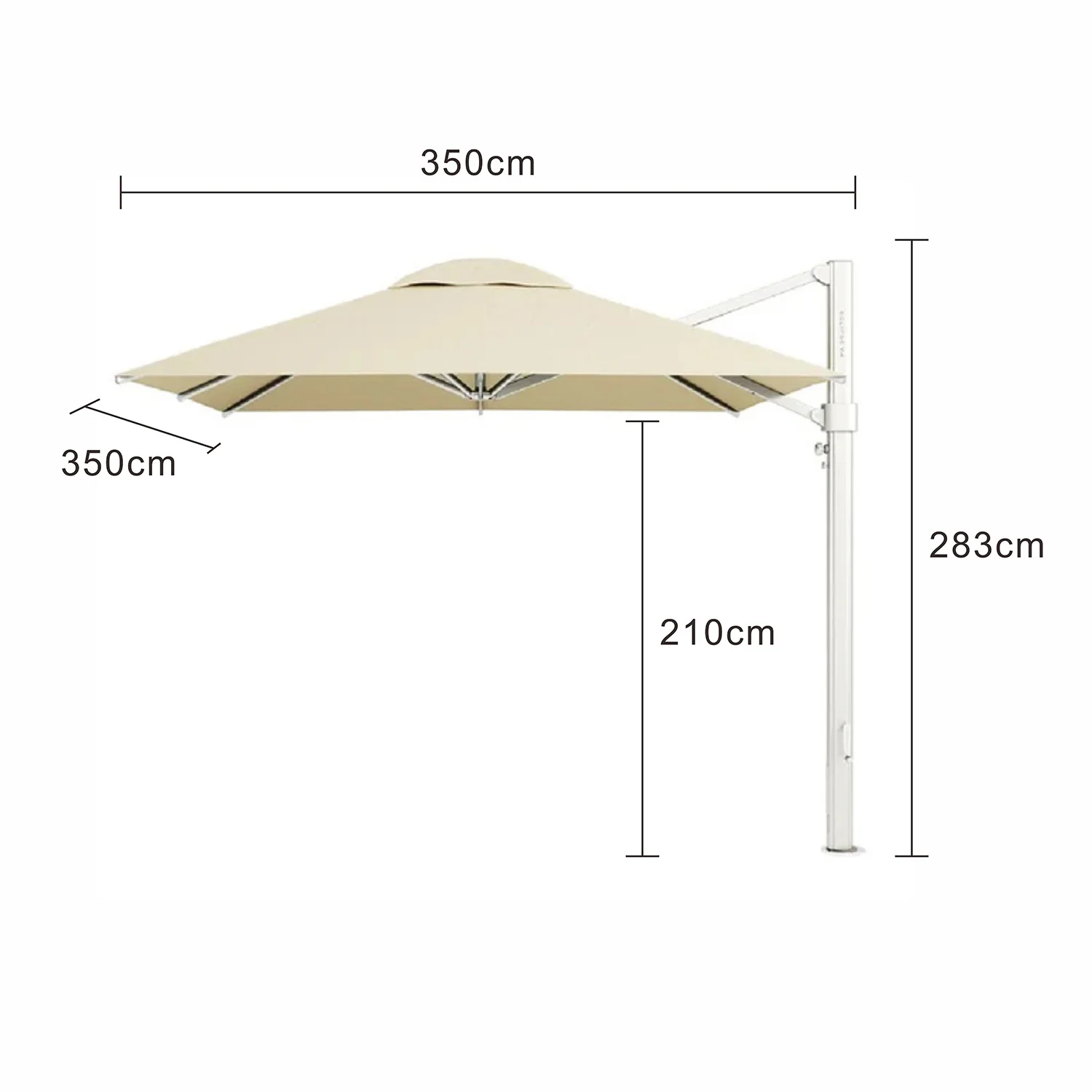 Eclipse V.4 Outdoor Cantilever Umbrella 350 cm - Image 10