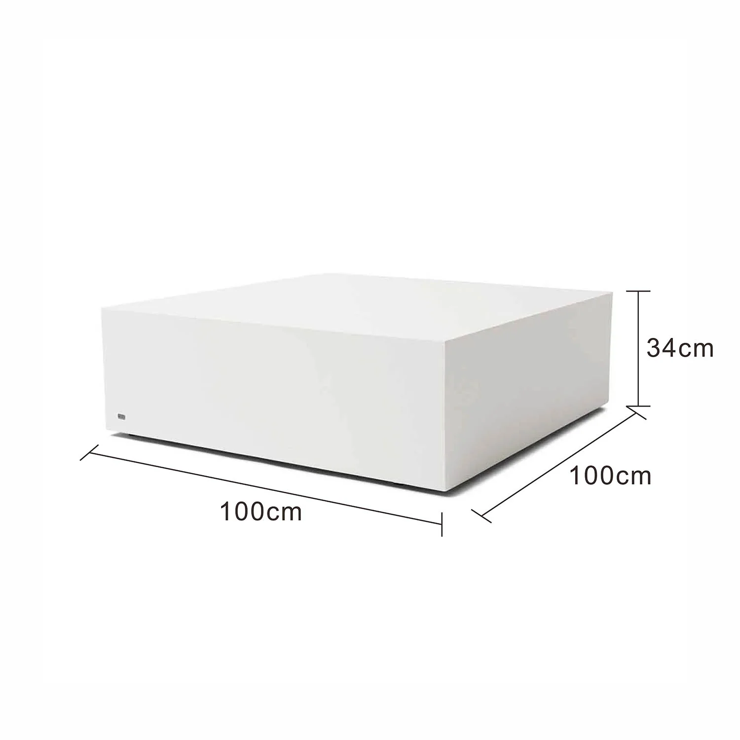 Blinde Bloc L4 Outdoor Concrete Coffee Table 100 cm - Image 5