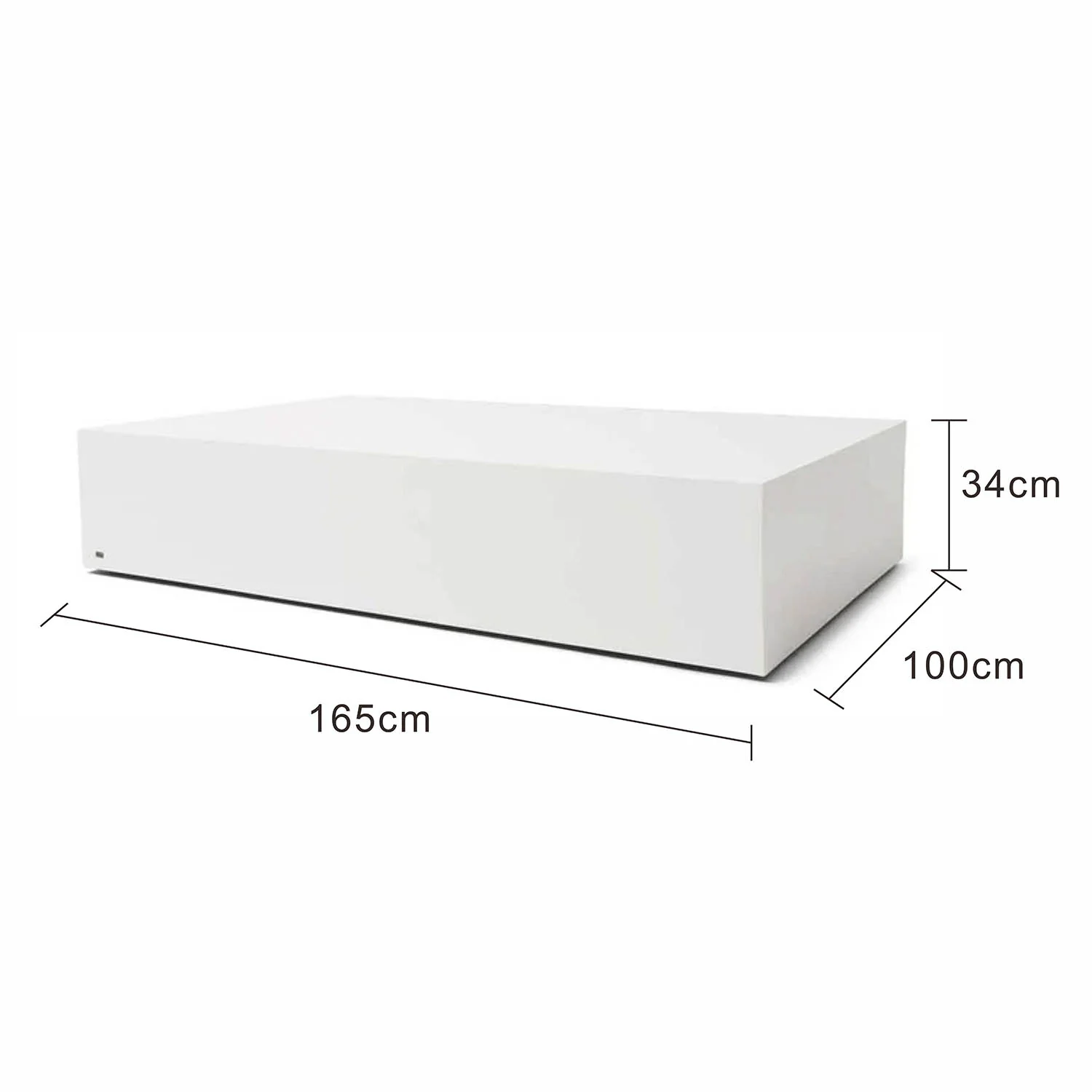 Blinde Bloc L5 Outdoor Concrete Coffee Table 165 cm - Image 6