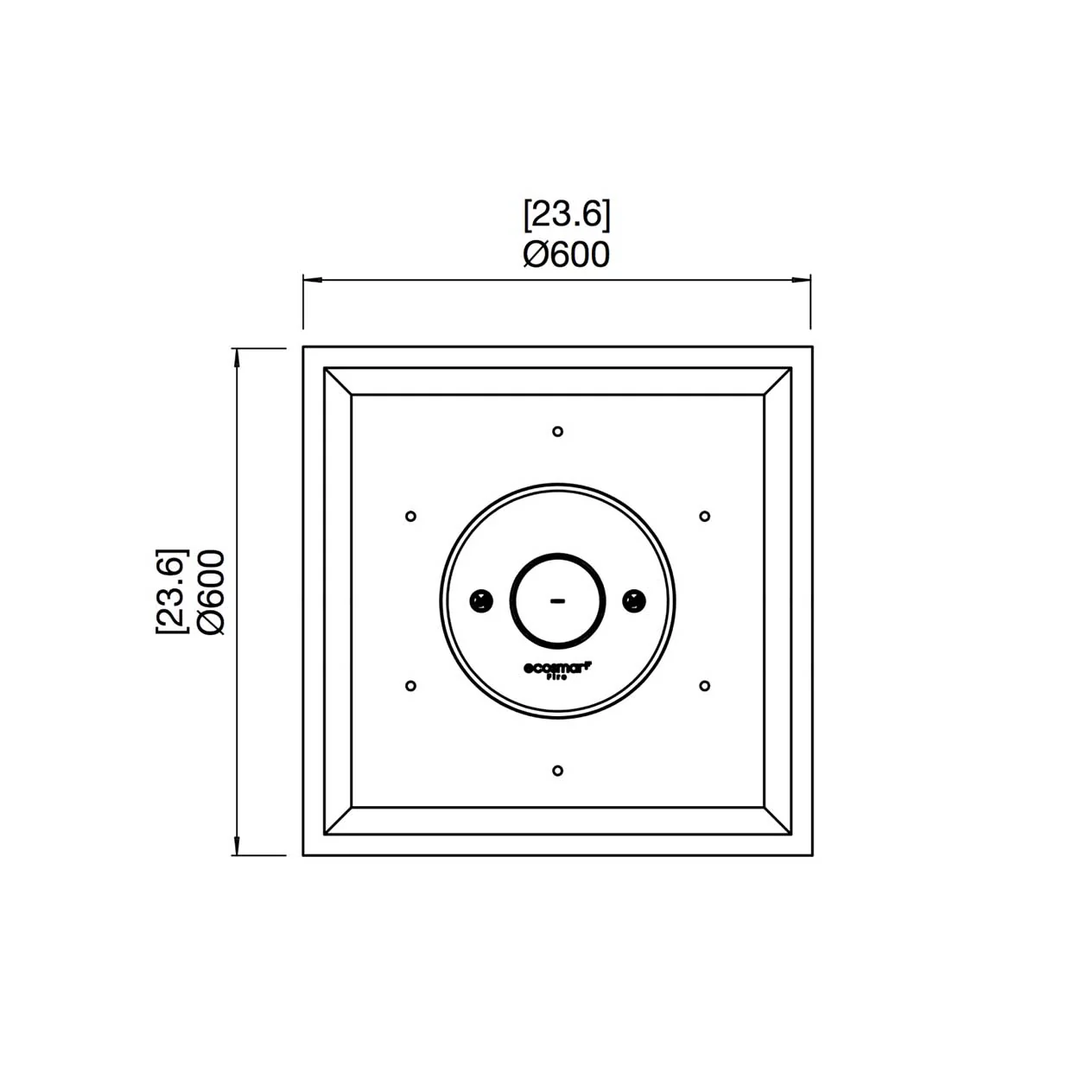 Ecosmart Nova 600 Outdoor Firepit - Image 6