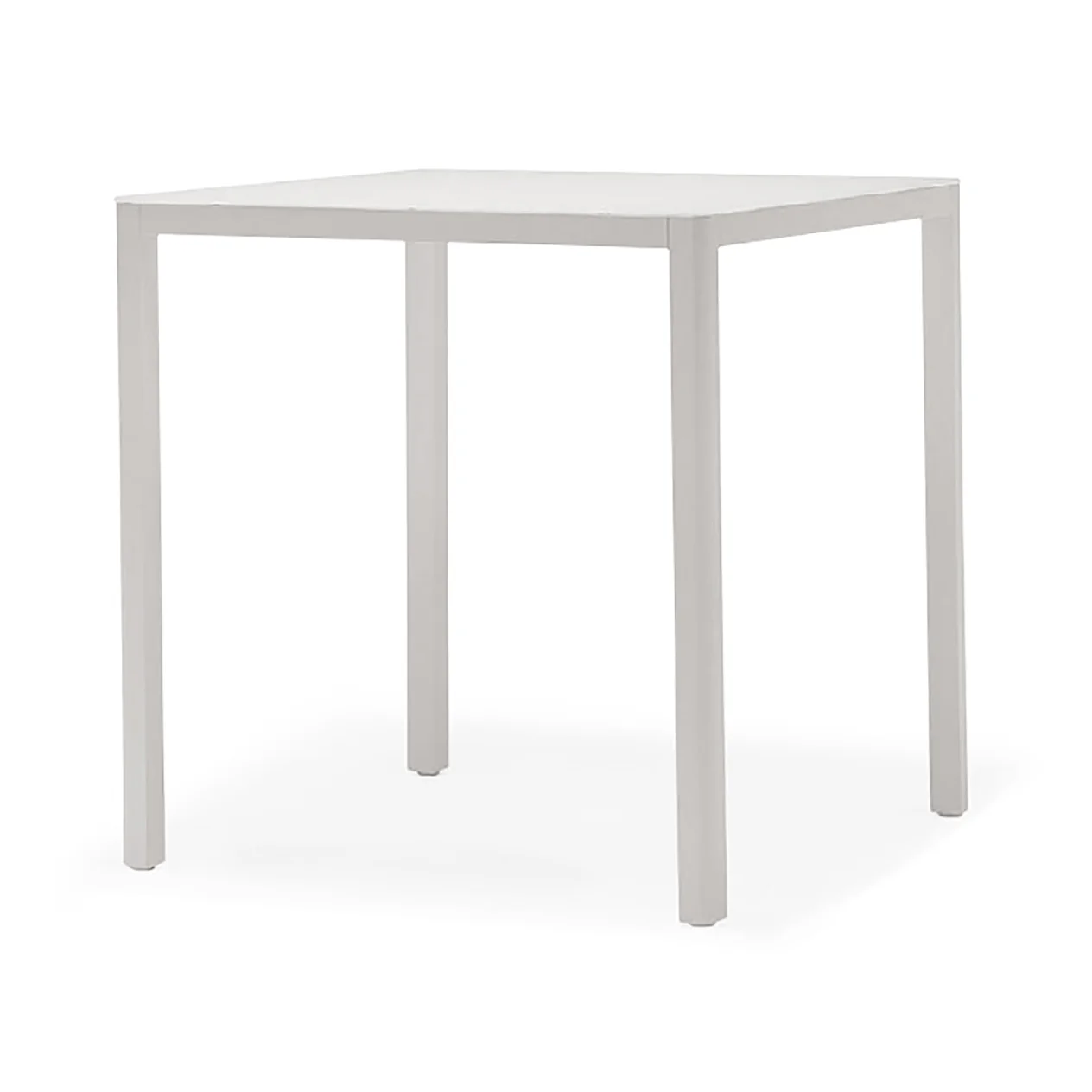 Ella Outdoor Aluminium Square Dining Table with Ceramic Glass Top 90 cm
