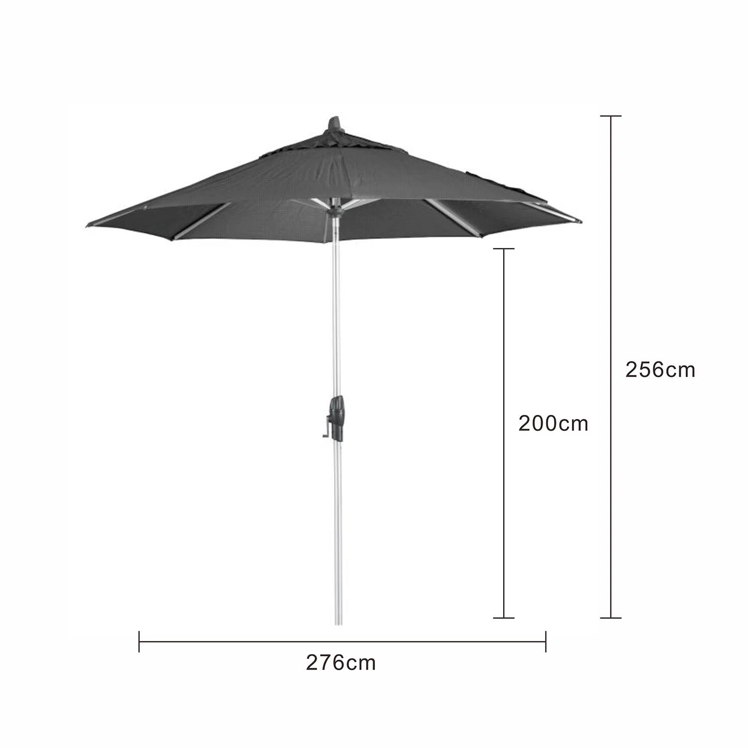 Fairlight Outdoor Centrepost Octagonal Umbrella 270 cm - Image 7