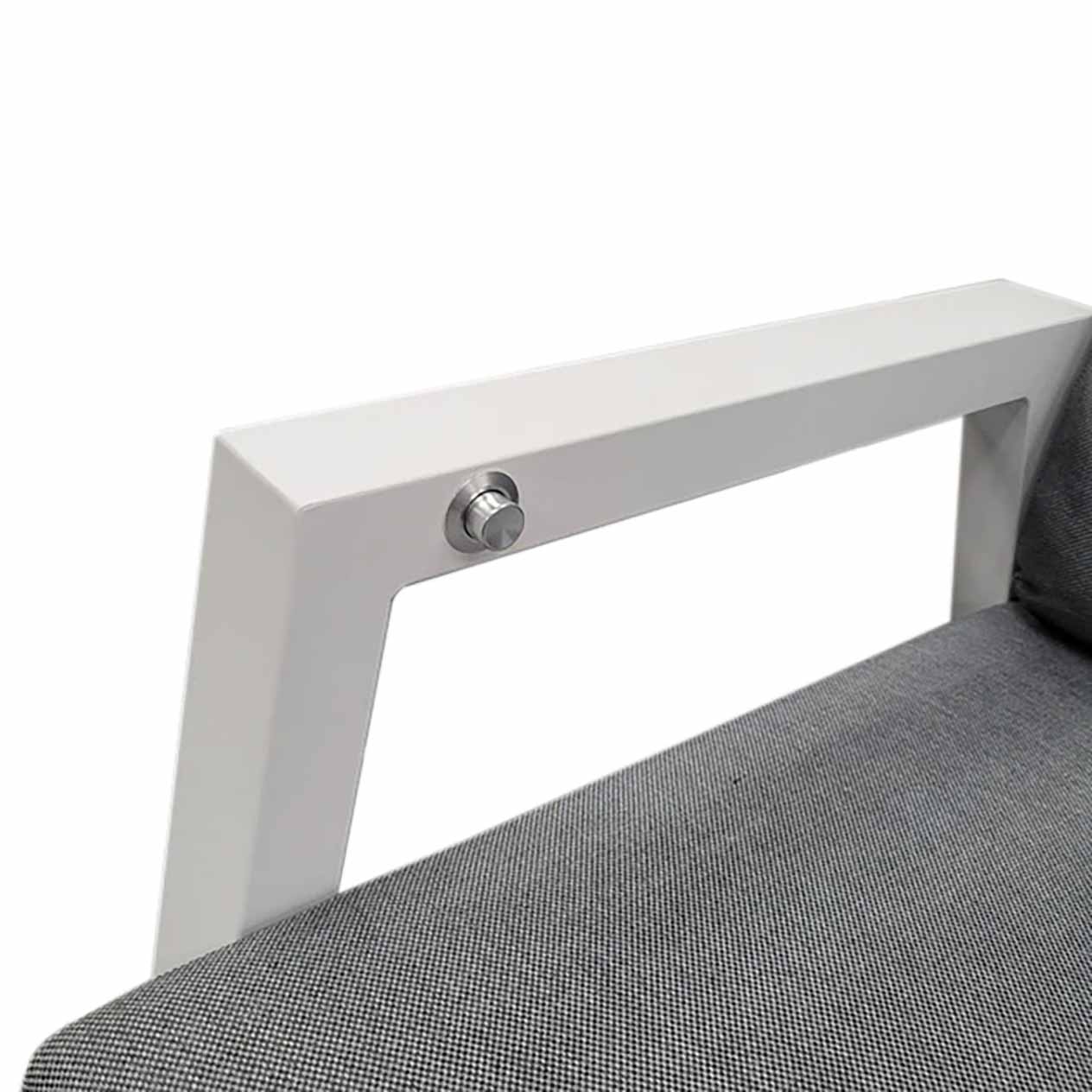 Hamilton Outdoor Aluminium Recliner Armchair - Image 5