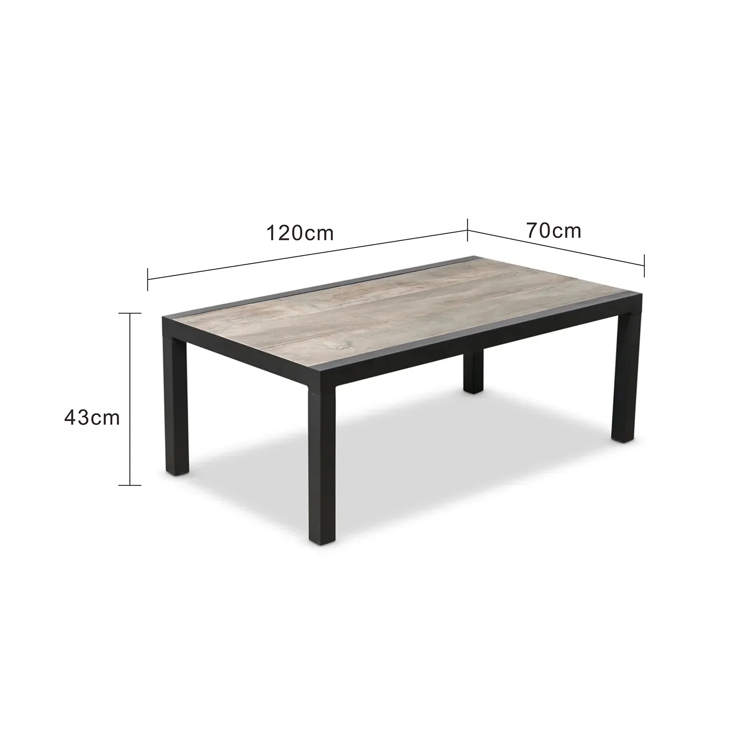 Hamilton Outdoor Ceramic Coffee Table - Image 3