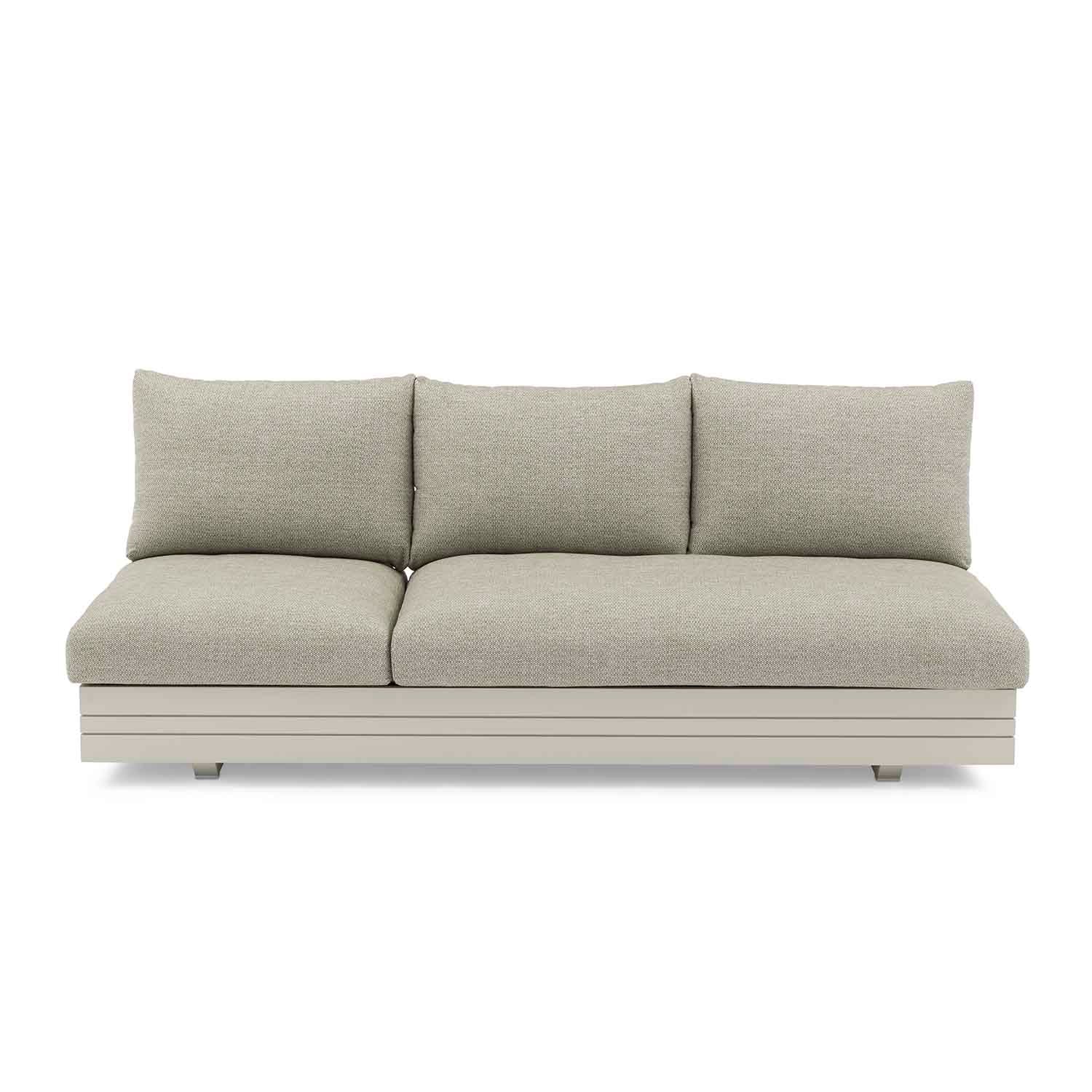 Hannover II 3 Seater Aluminium Outdoor Lounge With Sunlounger Feature - Image 5