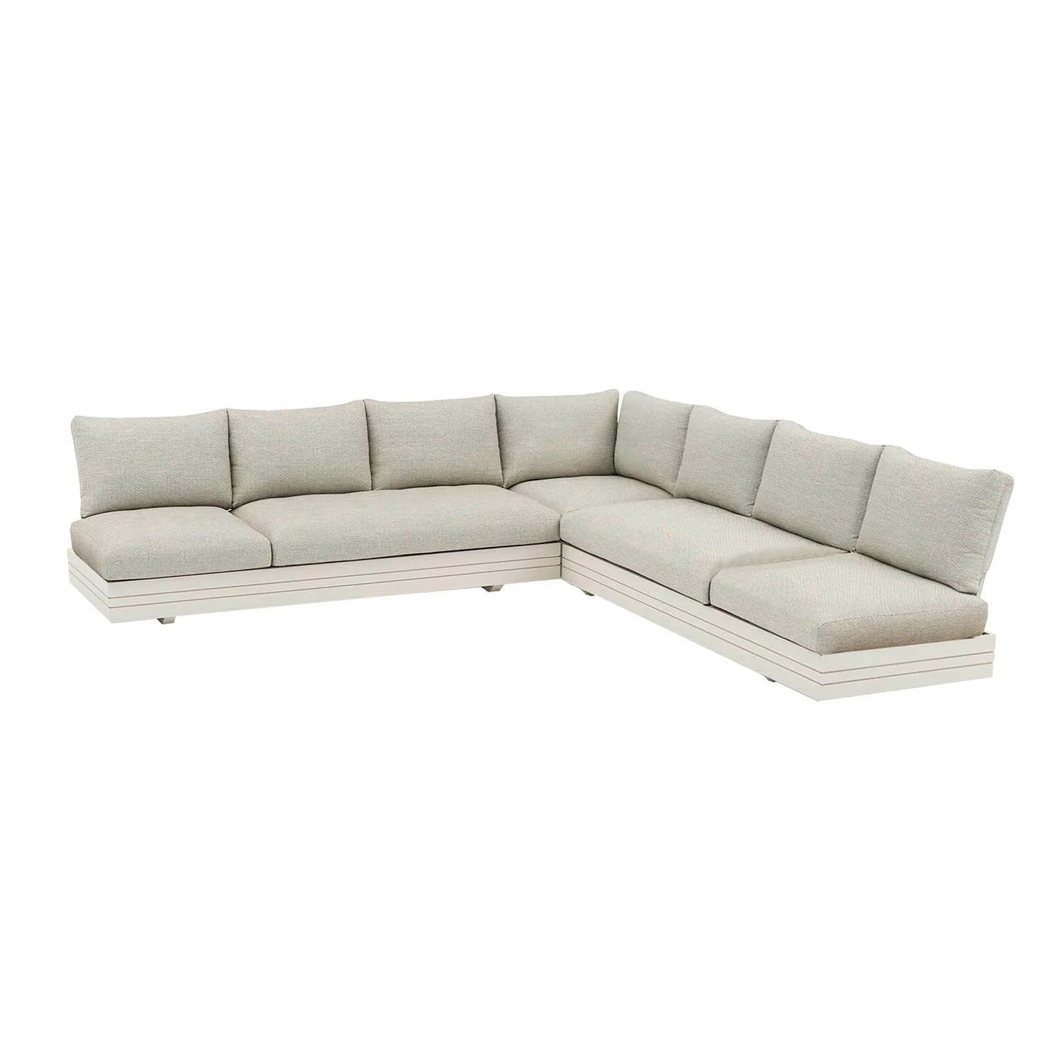 Hannover II 7 Seater Aluminium Outdoor Modular Lounge