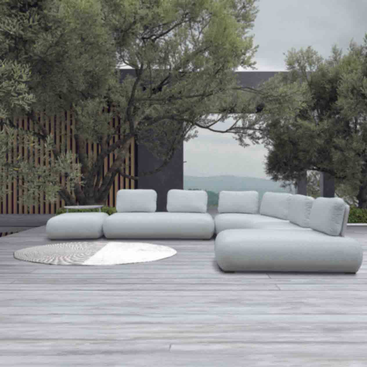 Iowa Outdoor Upholstered Chaise Lounge - Image 6