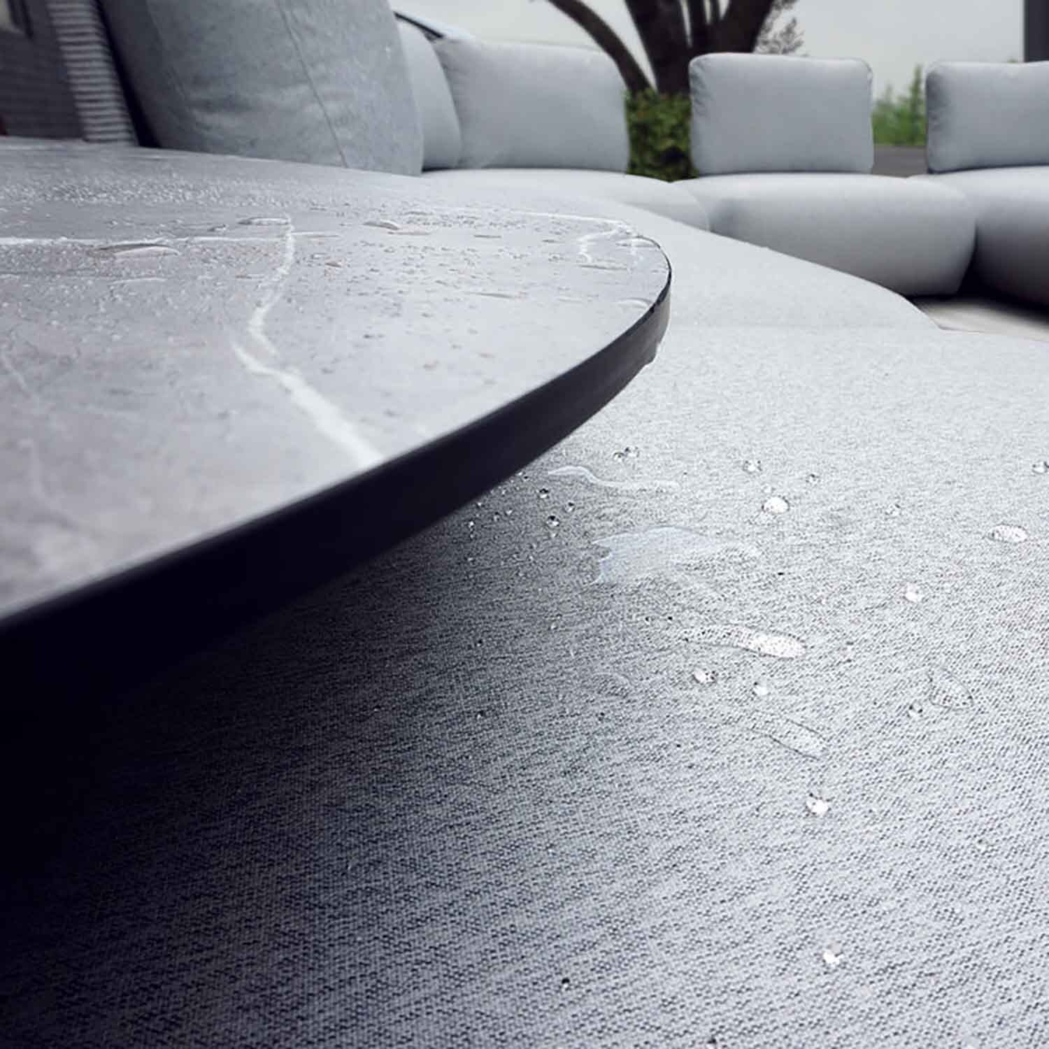 Iowa Outdoor Upholstered Ottoman - Image 8