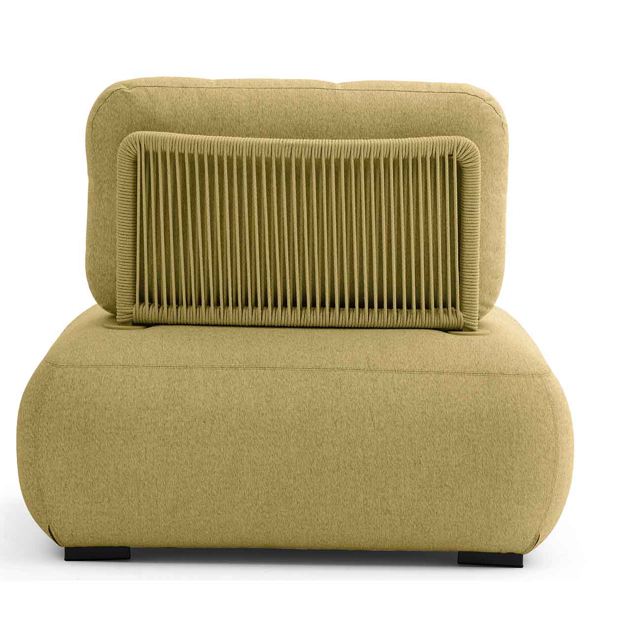 Iowa Outdoor Upholstered Armless Chair - Image 7