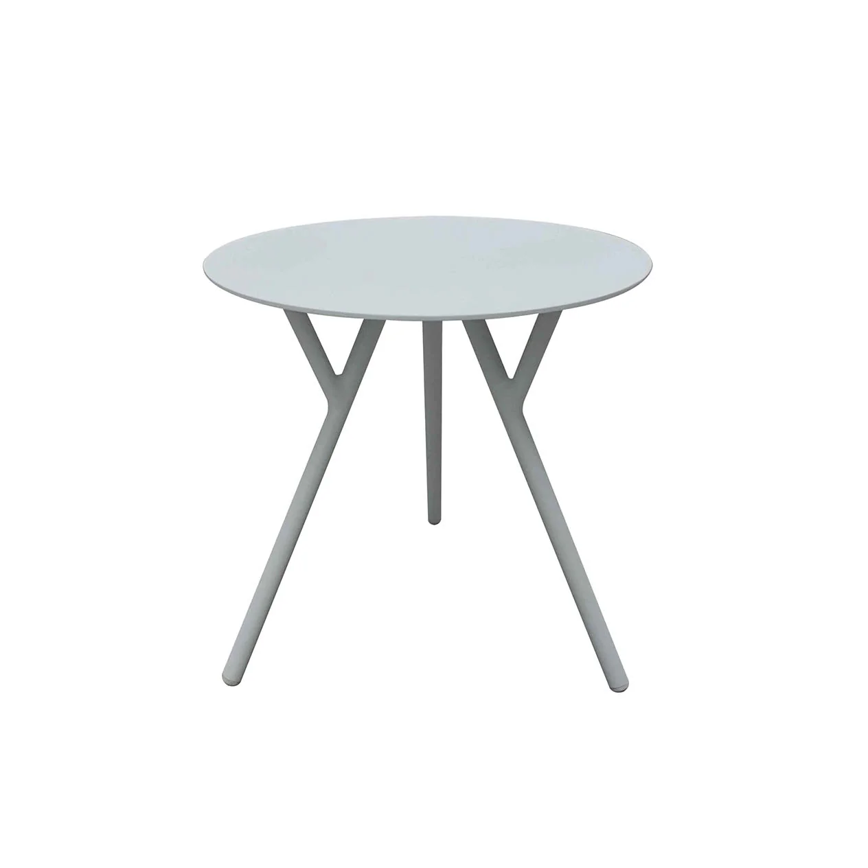 Iowa Outdoor Aluminium Round Side Table 50 cm - Image 4