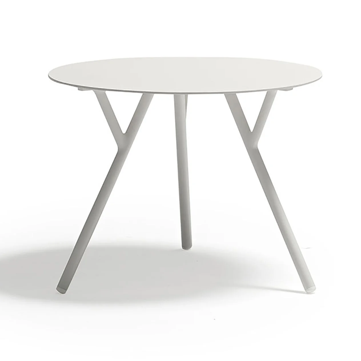 Iowa Outdoor Aluminium Round Side Table 60 cm - Image 3