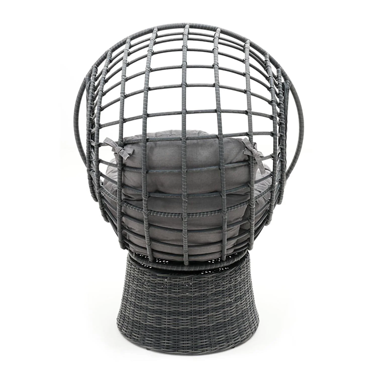 Langford Wicker Outdoor Swivel Chair - Image 5