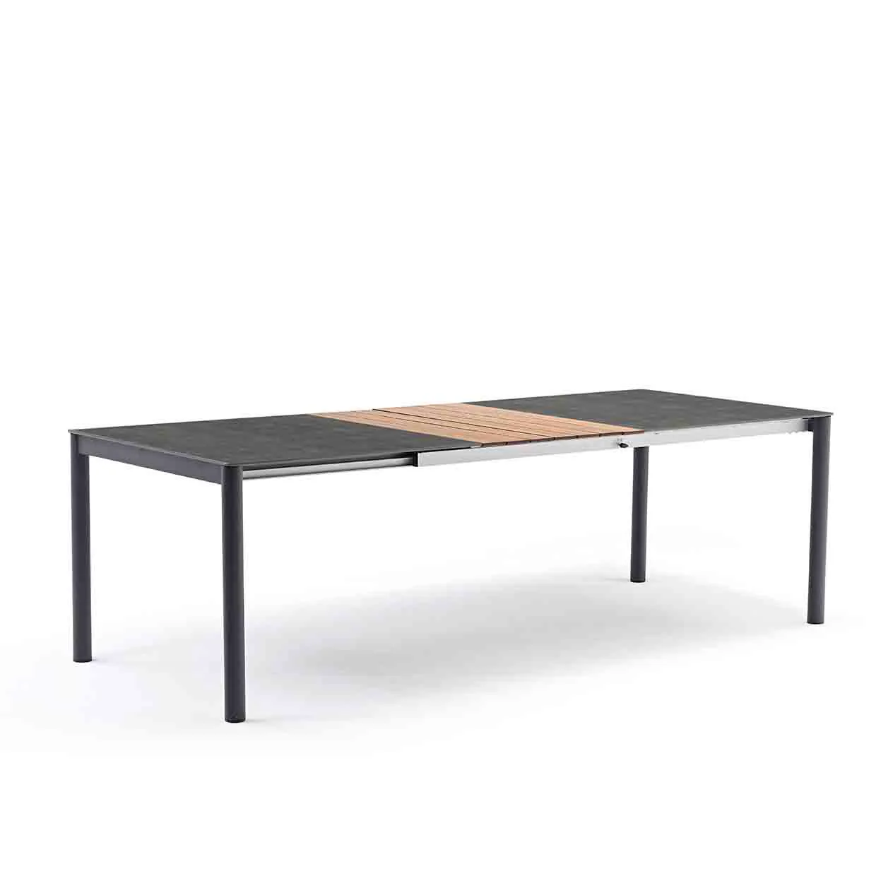 Largo Outdoor Aluminium Dining Table with Ceramic Glass & High-pressure Laminate Top 180 / 246 cm