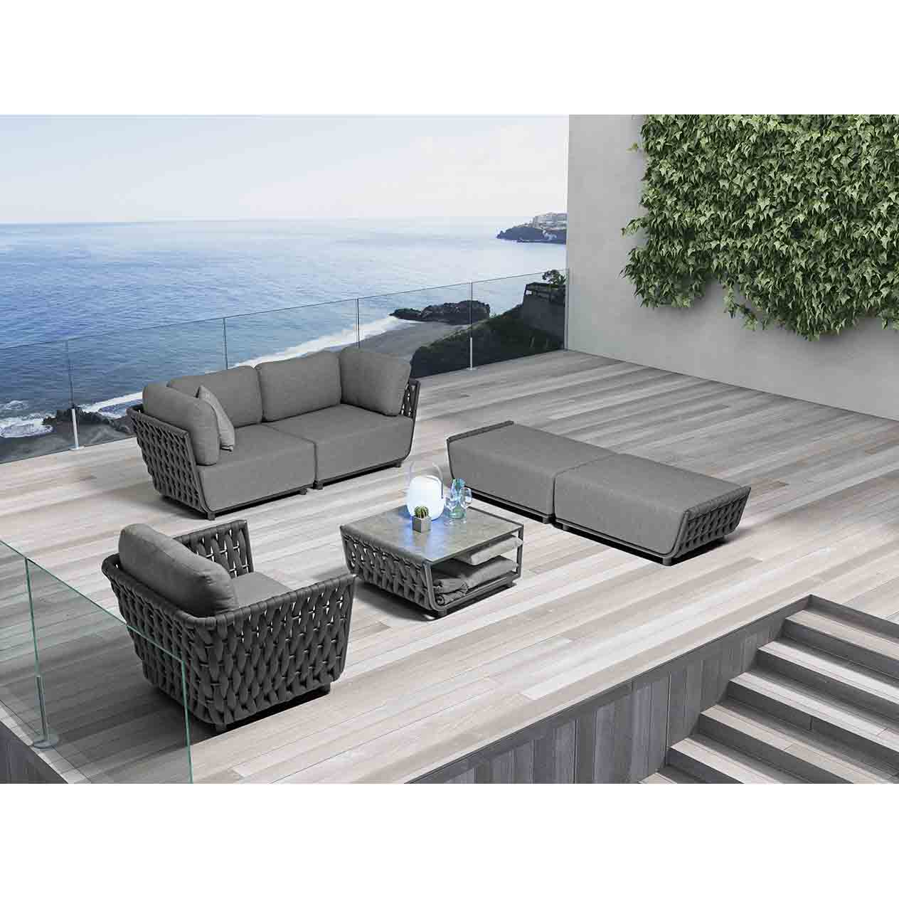 Lawson 2 Seater Outdoor Rope Lounge - Image 16