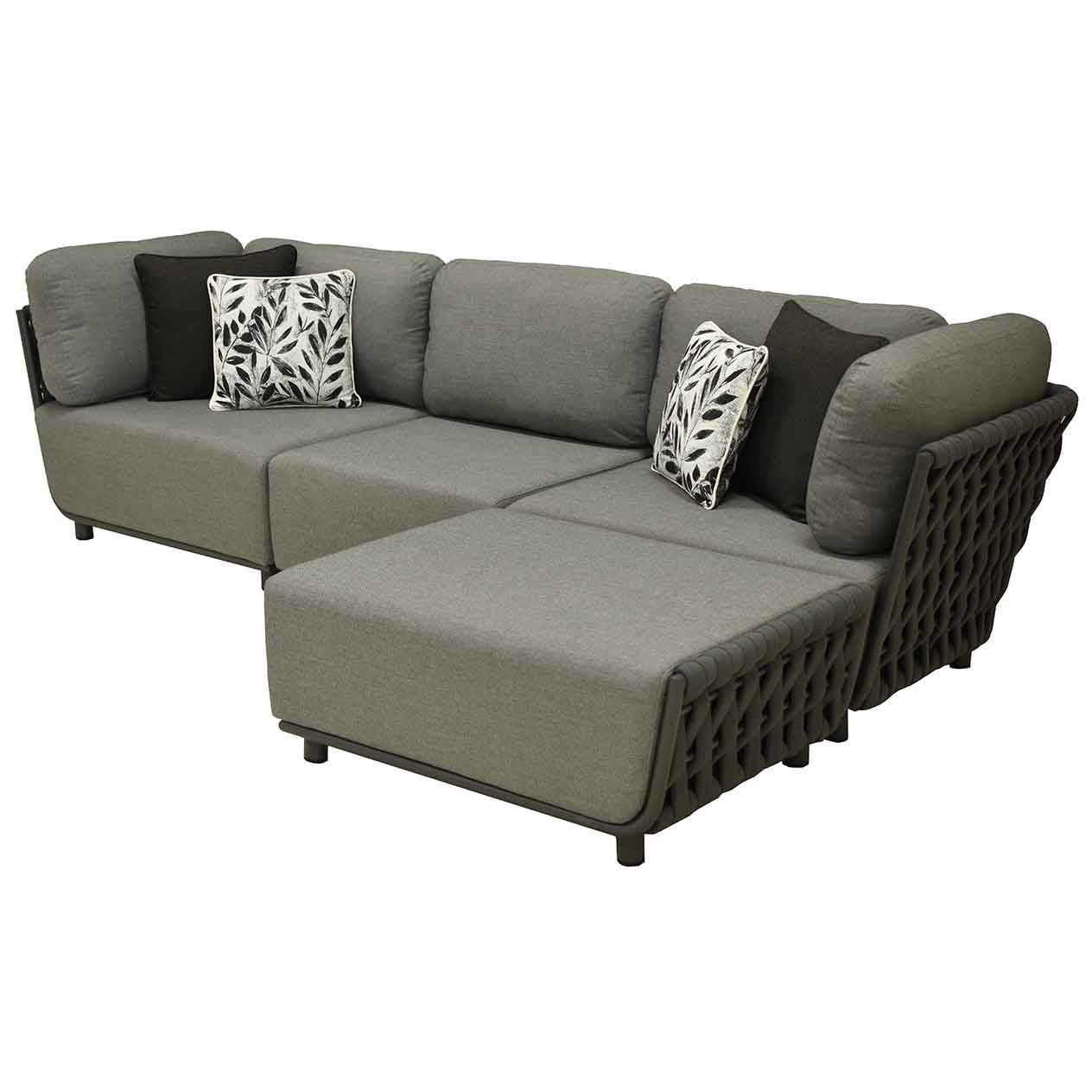 Lawson 4 Seater Outdoor Rope Modular Lounge - Image 5