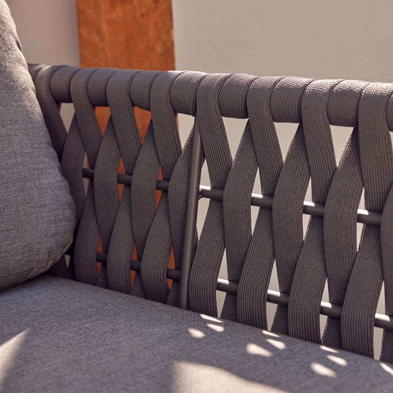 Lawson 2 Seater Outdoor Rope Lounge - Image 4