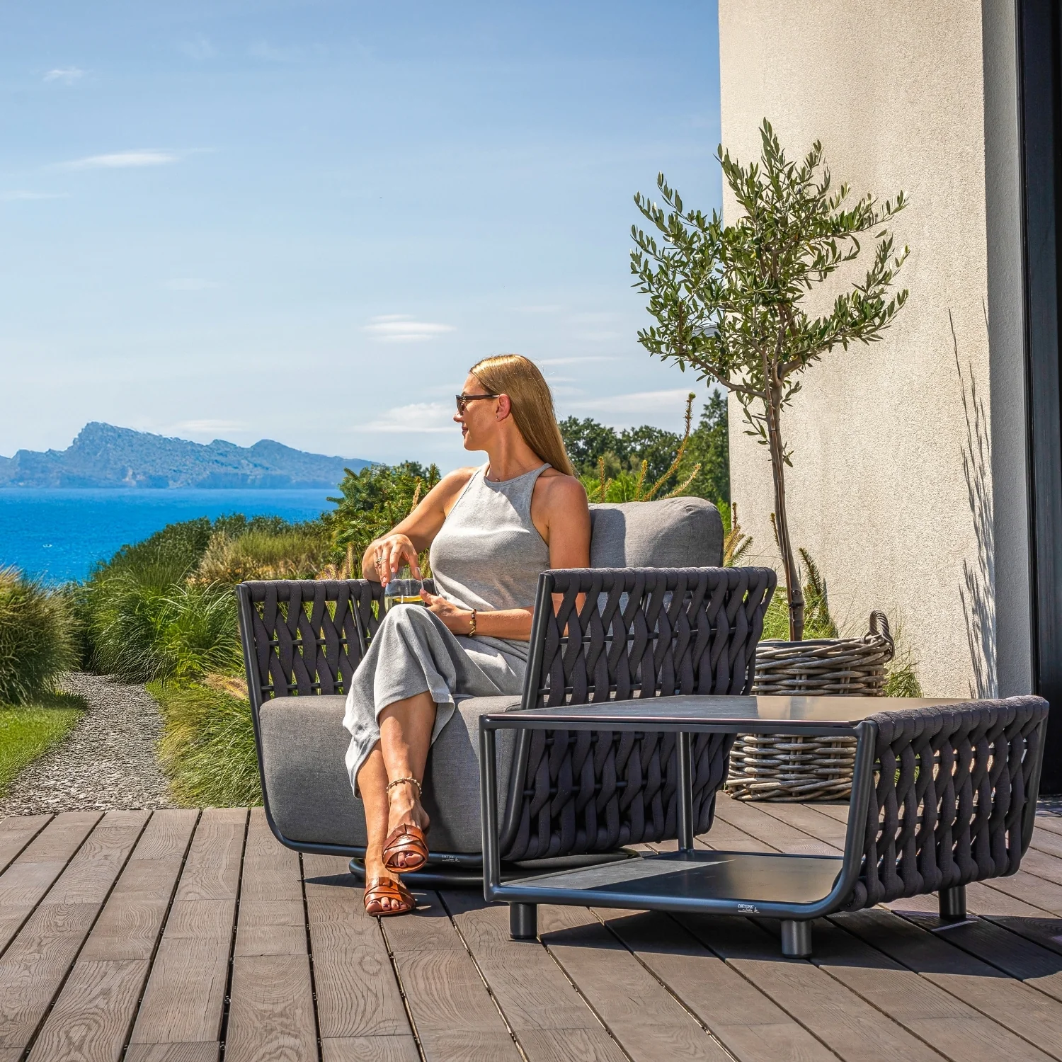 Lawson Outdoor Rope Armchair - Image 3