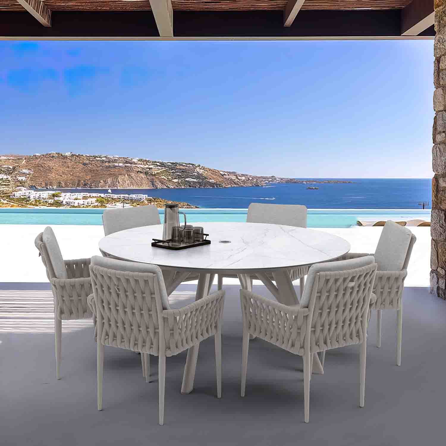 Lawson Outdoor Rope Dining Chair - Image 30