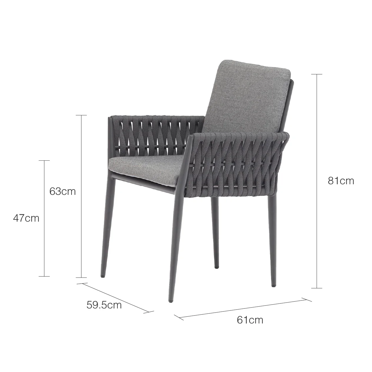 Lawson Outdoor Rope Dining Chair - Image 31