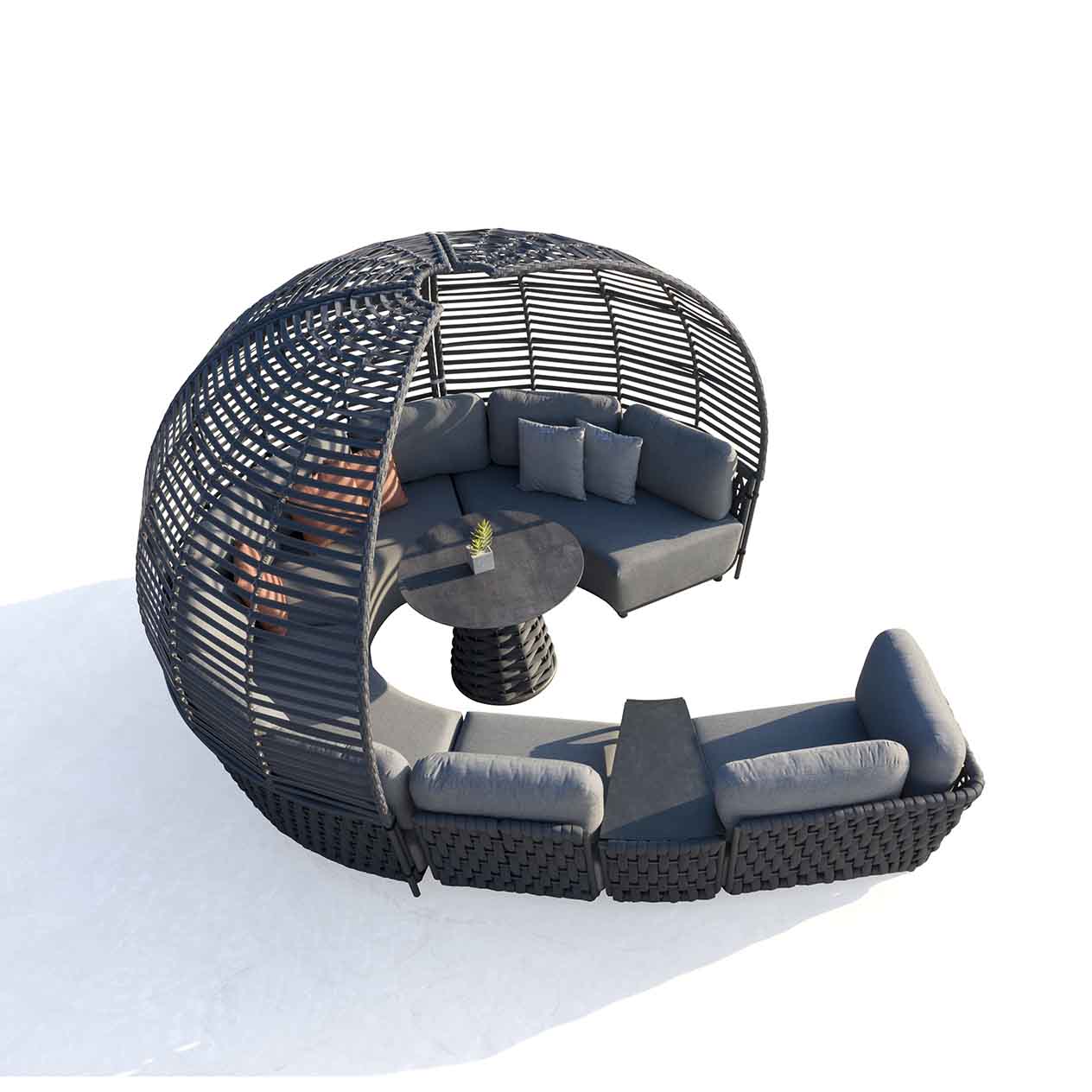Lawson Outdoor Rope Round Table 90 cm - Image 5