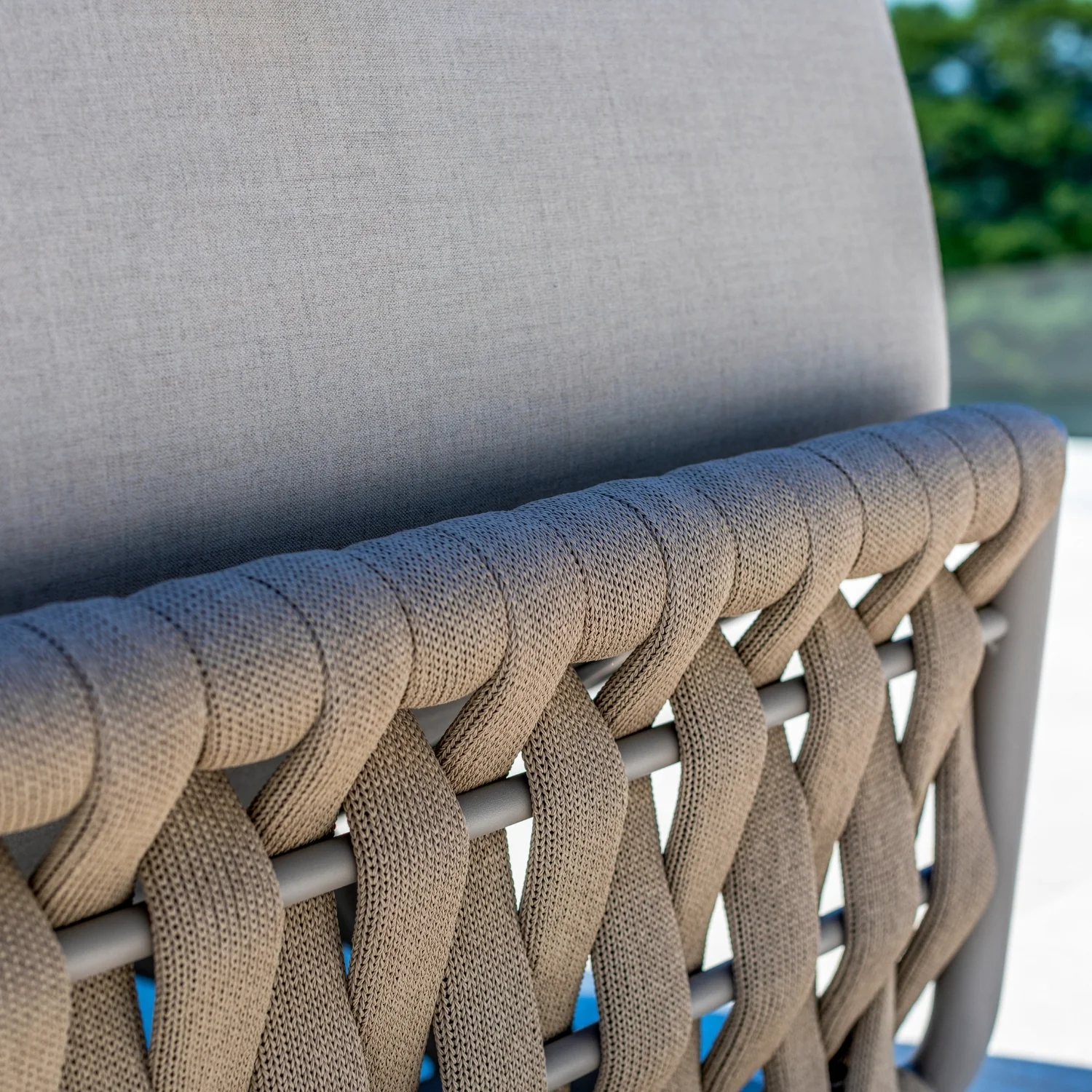 Lawson Outdoor Rope Sun Lounger - Image 11