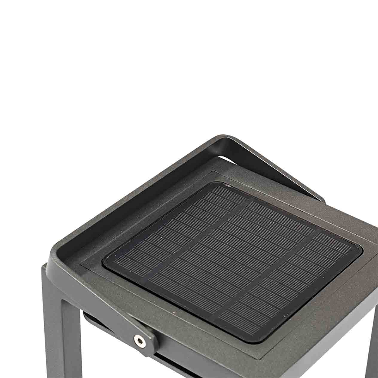 Lincoln Outdoor Aluminium Solar Lamp Large - Image 8