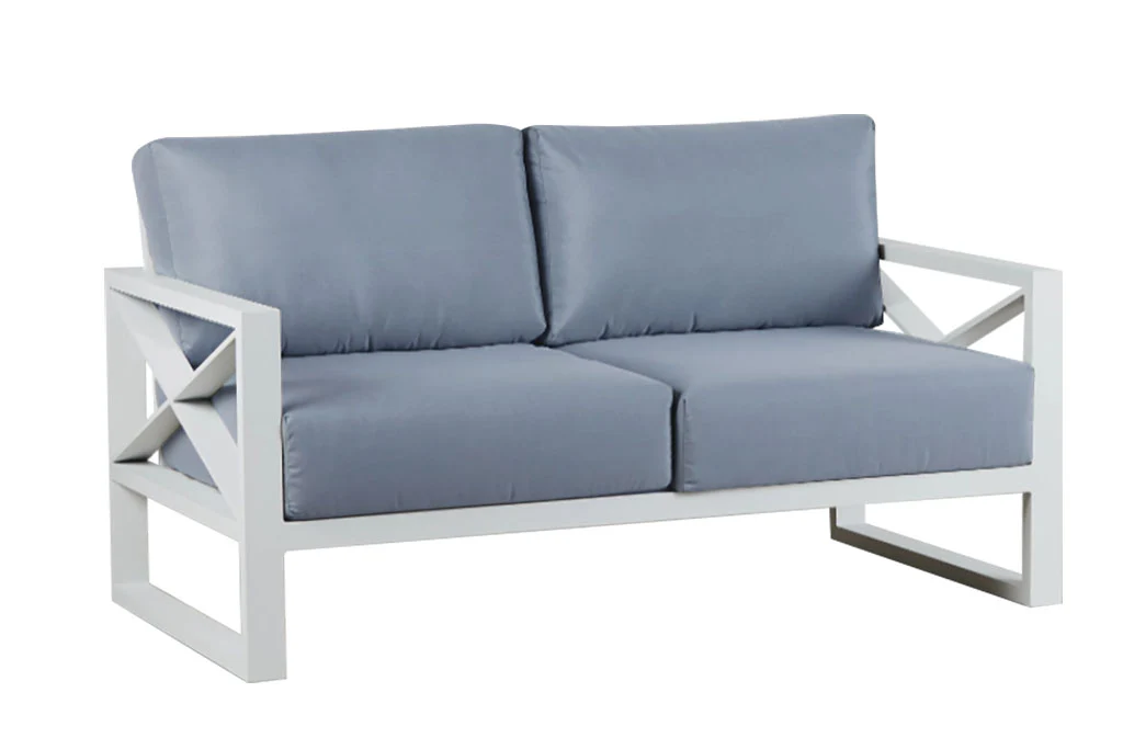 Linear 2 Seater Outdoor Aluminium Lounge - Image 5