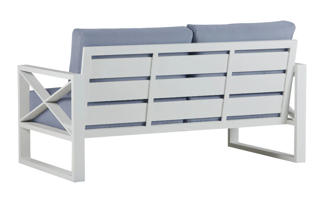 Linear 2 Seater Outdoor Aluminium Lounge - Image 8