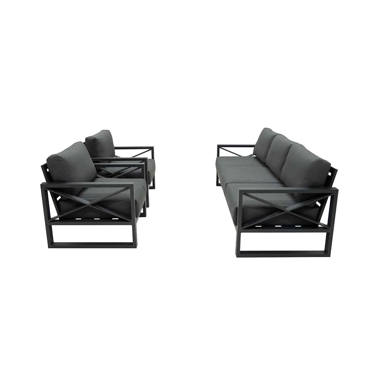 Linear 5 Seater Outdoor Aluminium Lounge - Image 5