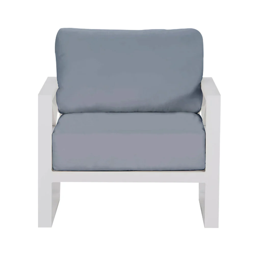 Linear Outdoor Aluminium Armchair - Image 7