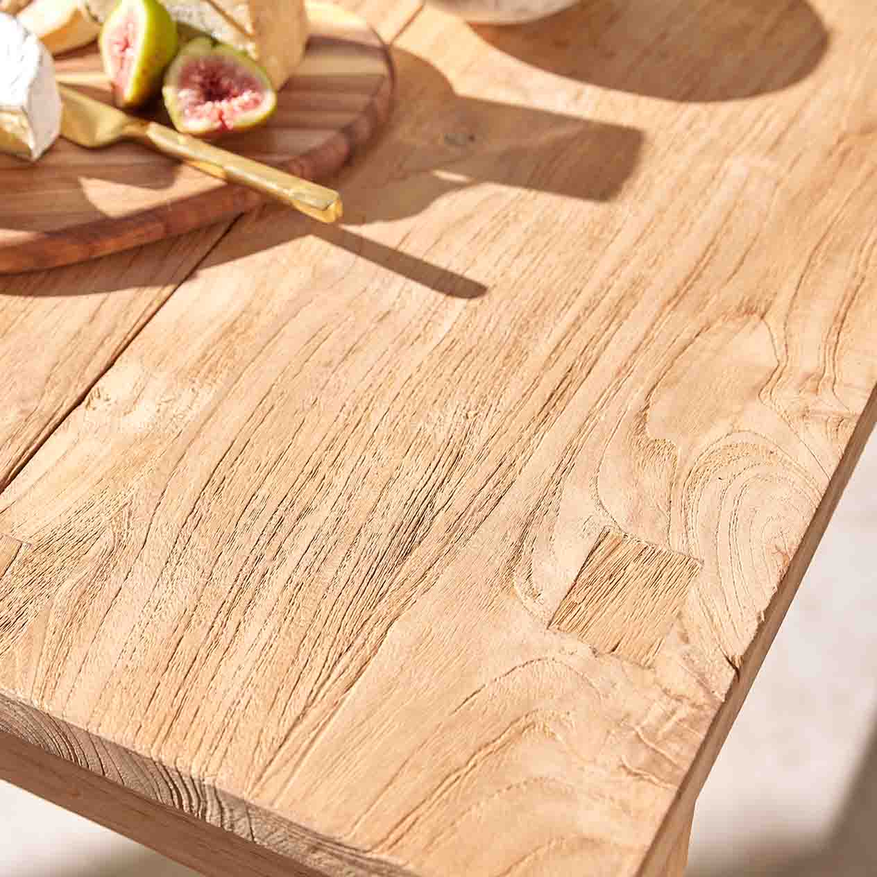 Miles Outdoor Recycled Teak Bar Table 150 cm - Image 7
