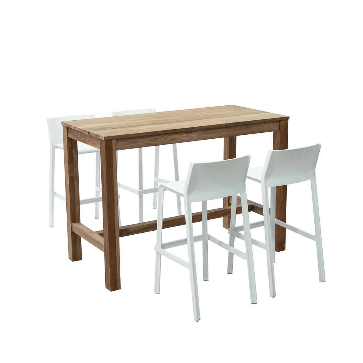 Miles Table Trill Stool Outdoor Bar Setting - Image 3