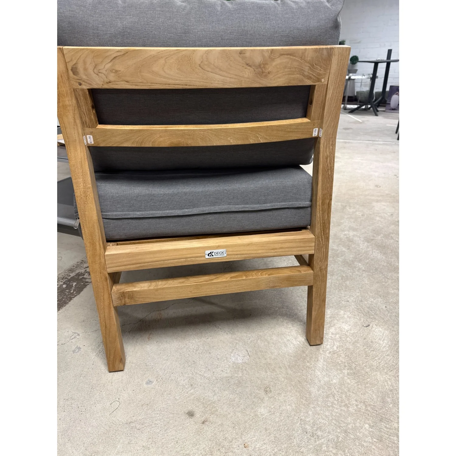 [Clearance] Saratoga Outdoor Teak Armless Chair at Pymble (PYM) NSW Store Only - Image 3