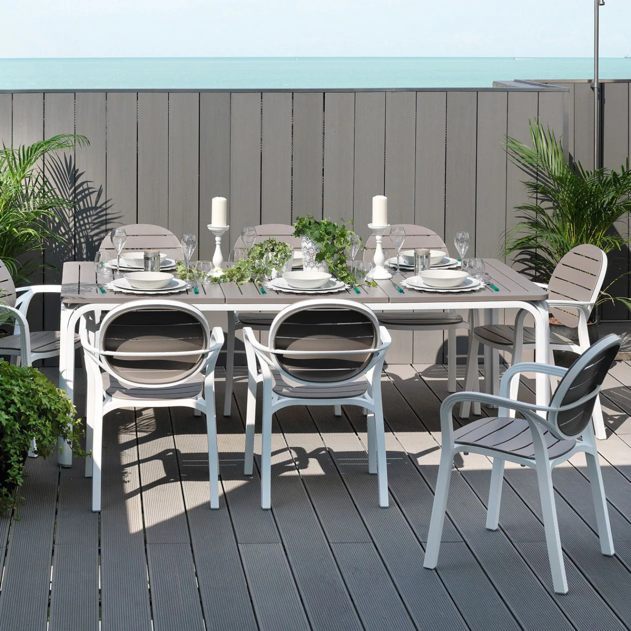 Nardi Alloro Resin Extension Dining Table 210/280 cm - Image 4
