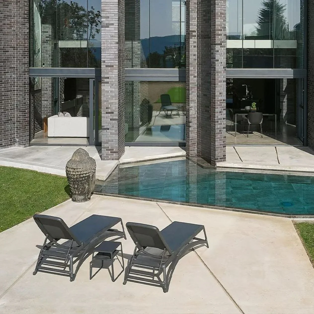 Nardi Atlantico Outdoor Resin Sun Lounger - Image 7