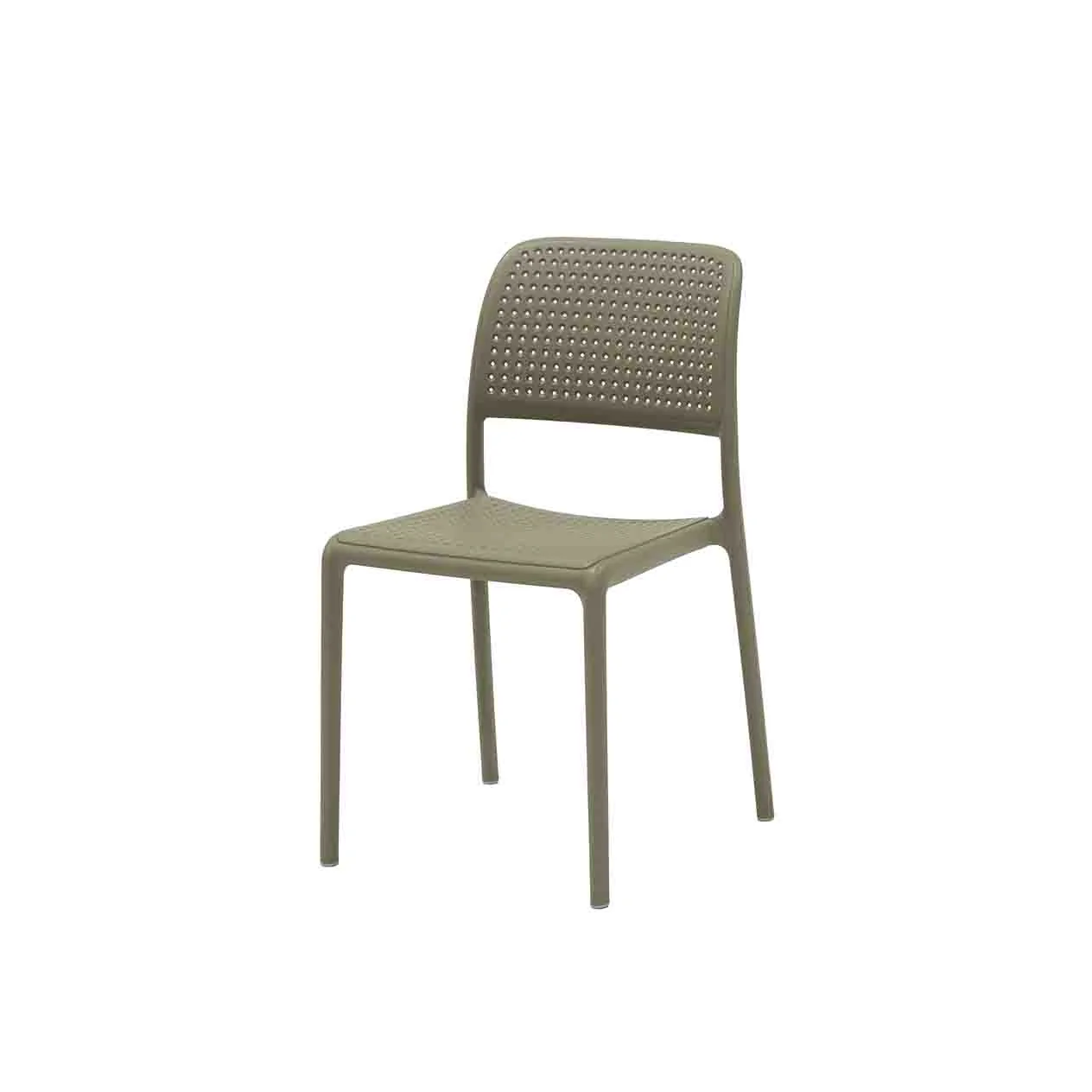 Nardi Bora Outdoor Resin Armless Dining Chair - Image 11