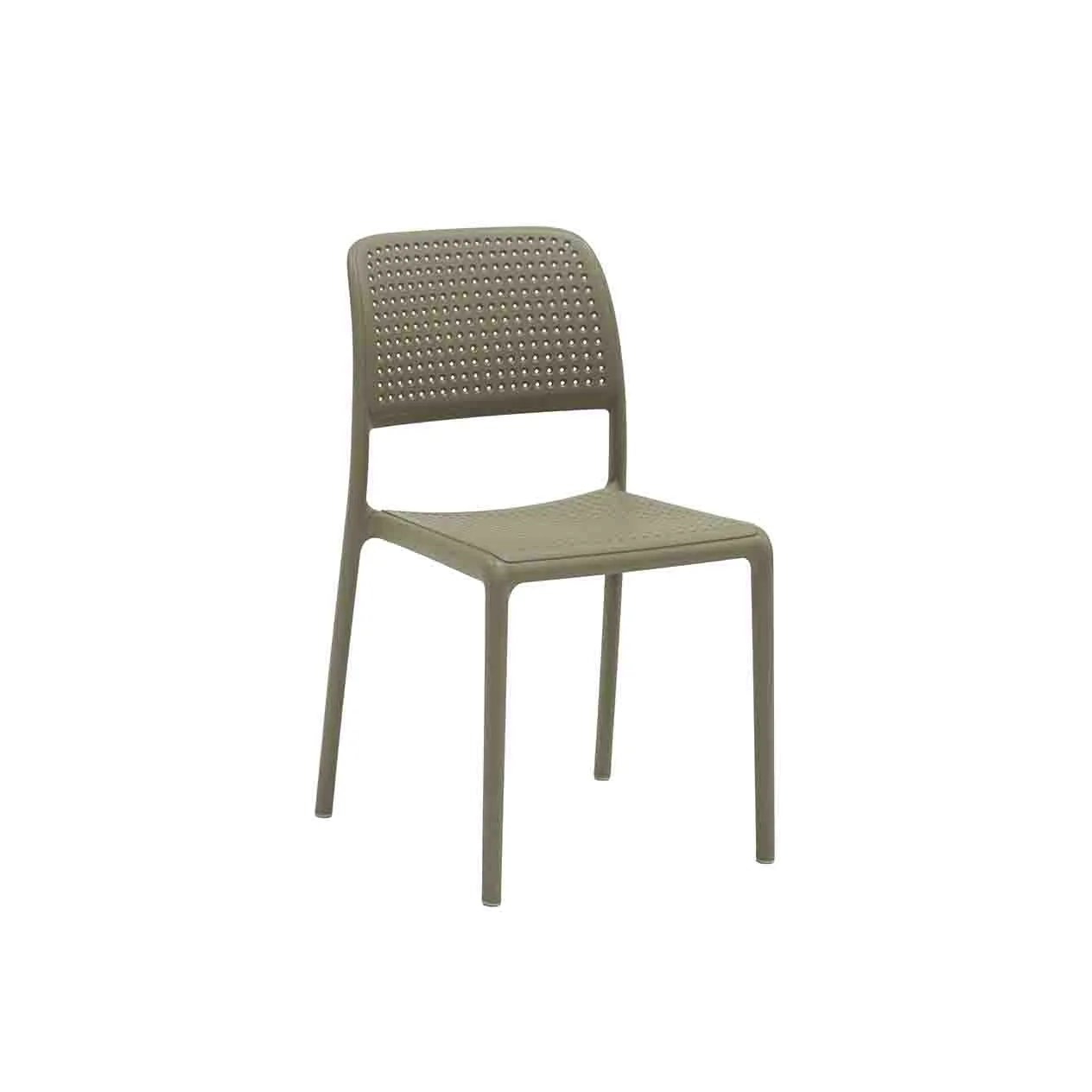 Nardi Bora Outdoor Resin Armless Dining Chair - Image 18