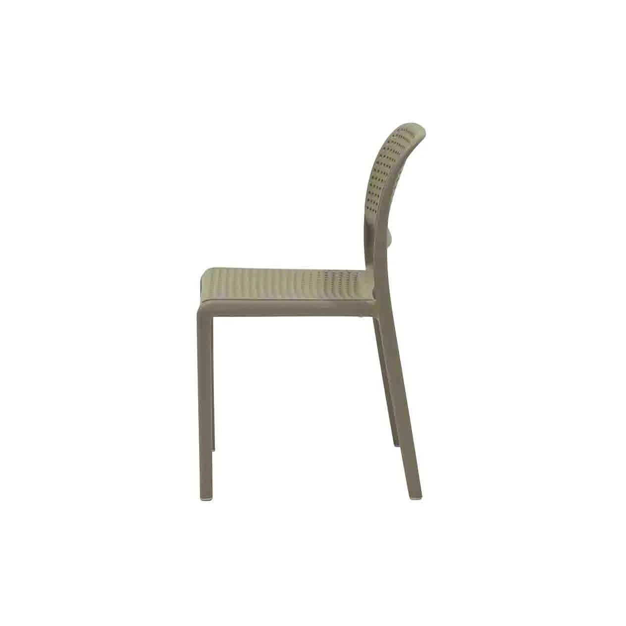 Nardi Bora Outdoor Resin Armless Dining Chair - Image 19