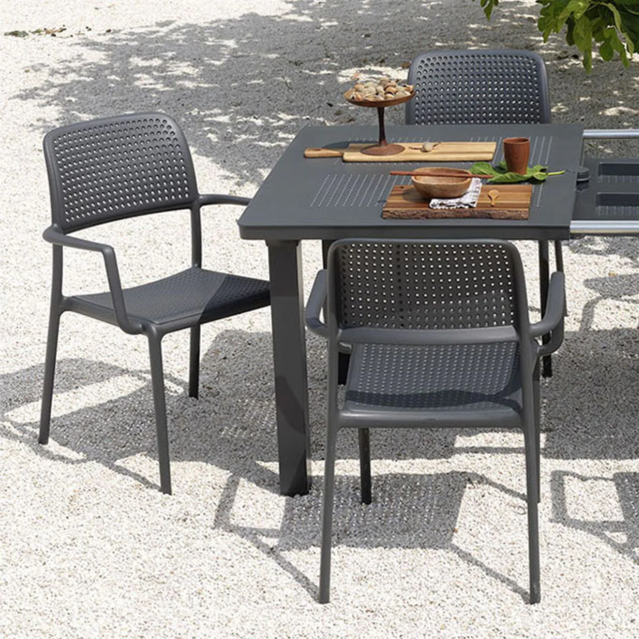 Nardi Bora Outdoor Resin Dining Armchair - Image 11