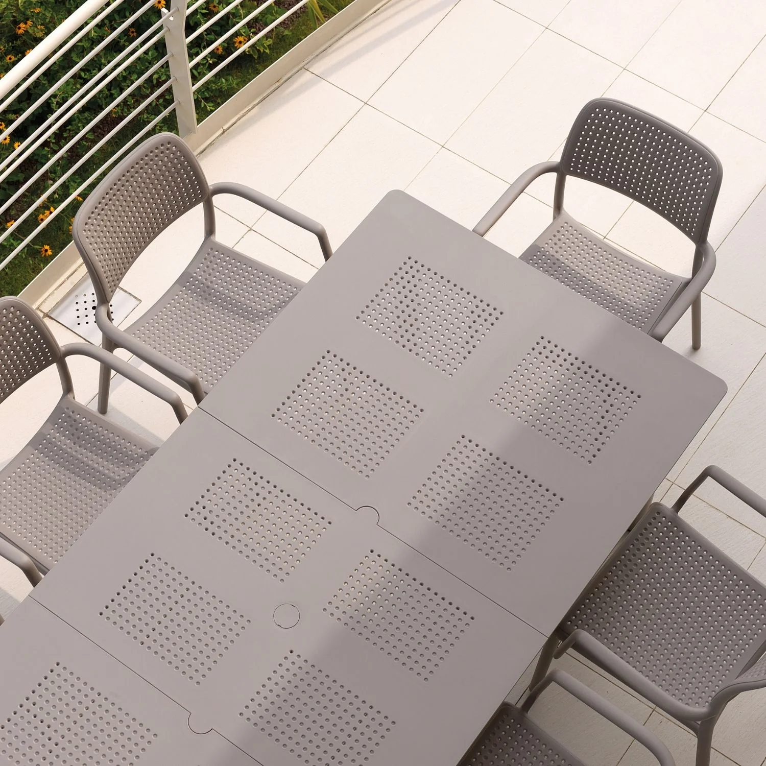 Nardi Bora Outdoor Resin Dining Armchair - Image 5
