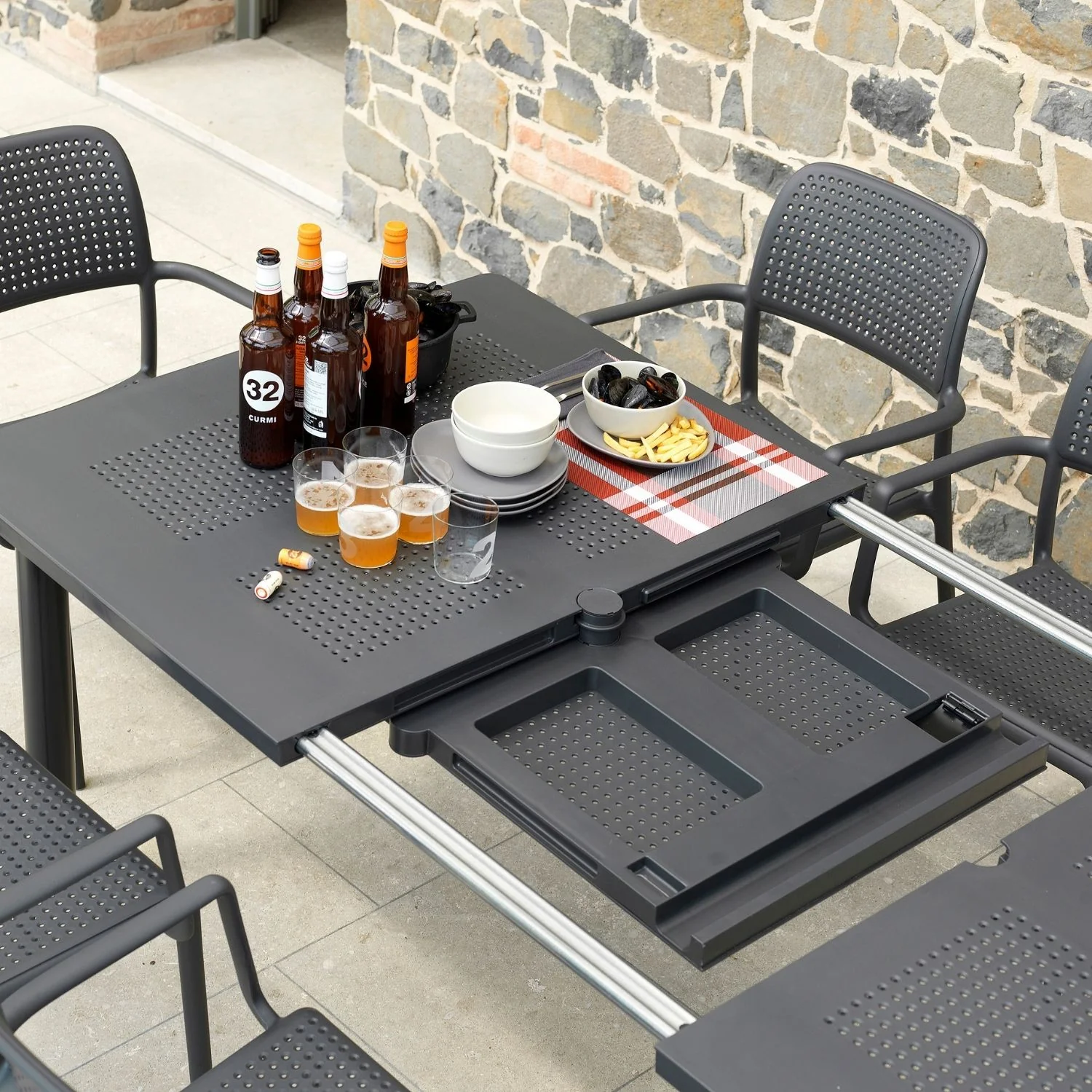 Nardi Bora Outdoor Resin Dining Armchair - Image 6