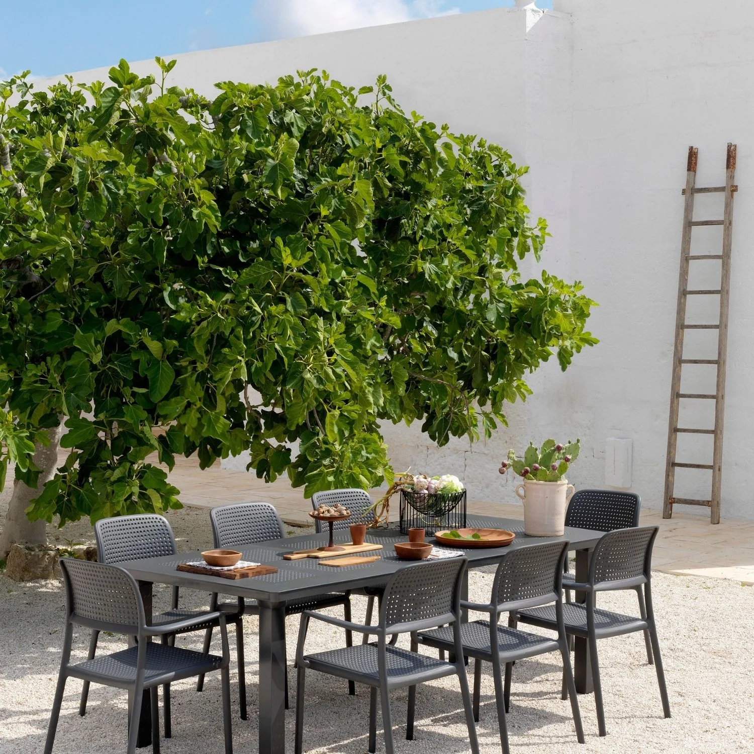 Nardi Bora Outdoor Resin Dining Armchair - Image 9