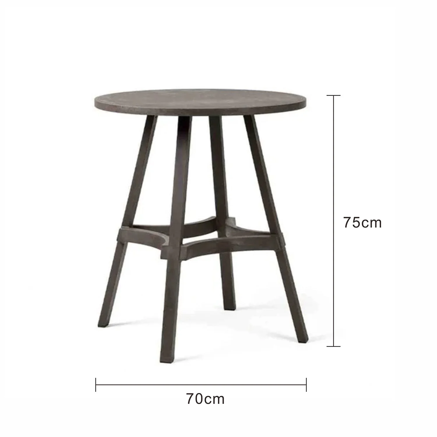 Nardi Combo Outdoor Resin Round Dining Table 70 cm - Image 3