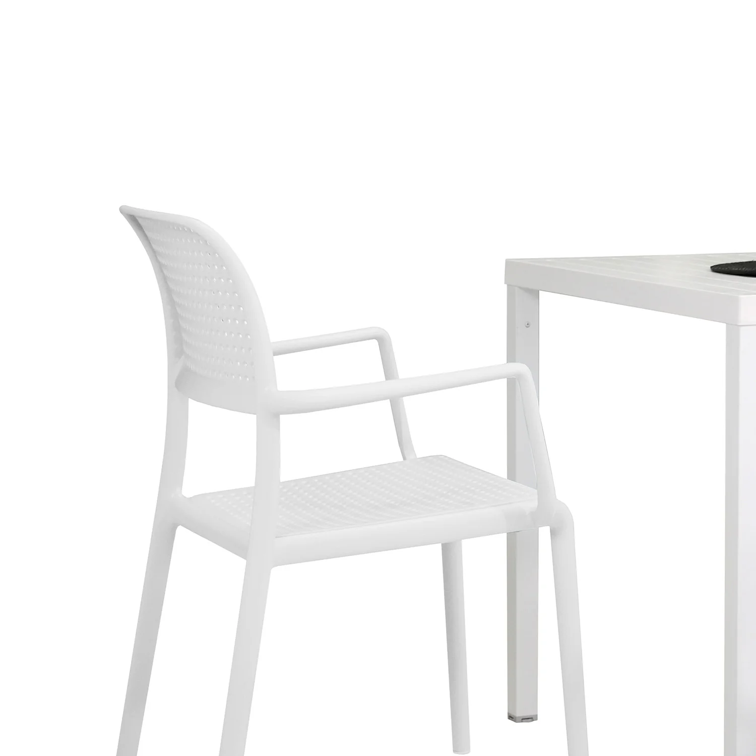 Nardi Cube 80 cm Table Bora Armchair Outdoor Dining Setting - Image 5