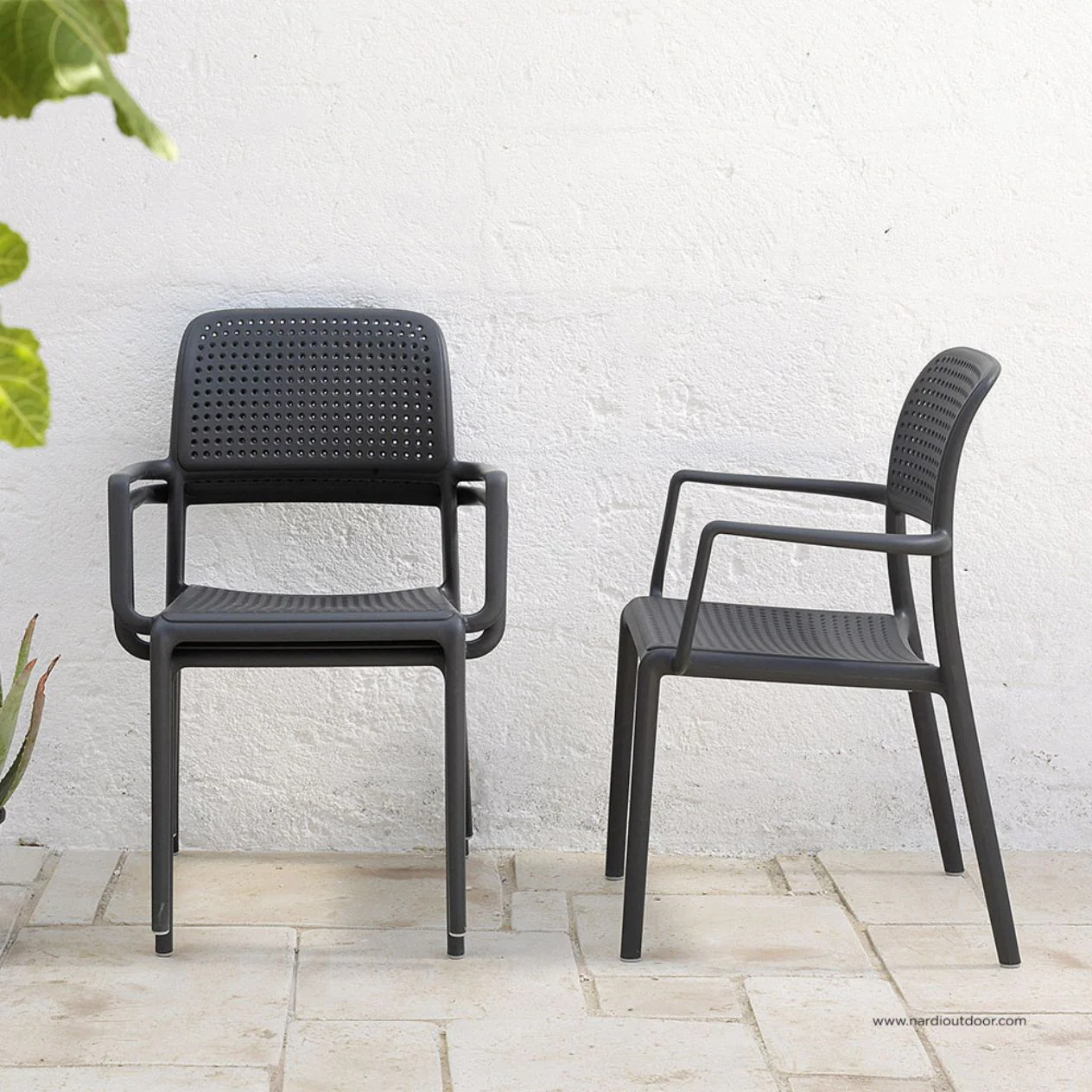 Nardi Bora Outdoor Resin Dining Armchair - Image 3