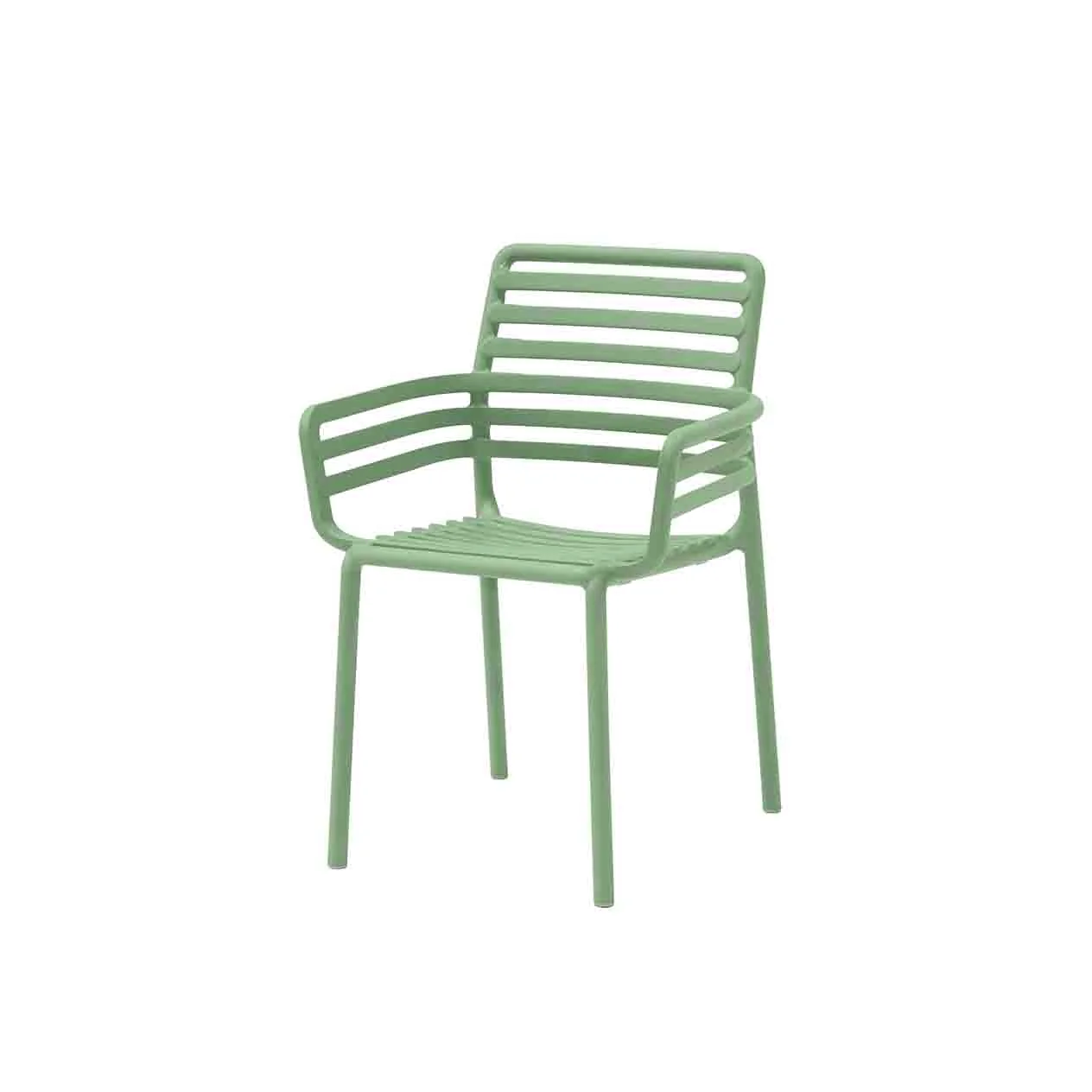 Nardi Cube 80 cm Table Doga Armchair Outdoor Dining Setting - Image 9
