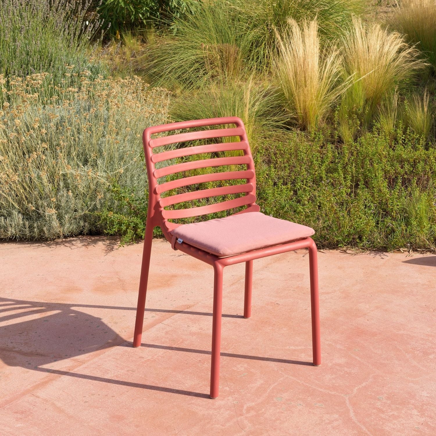 Nardi Doga Outdoor Resin Armless Dining Chair - Image 3