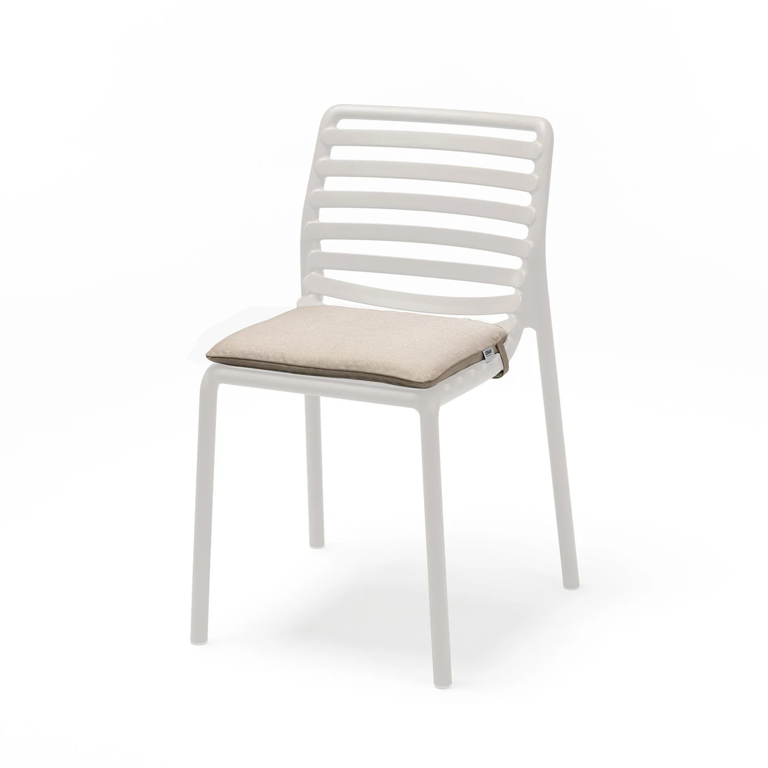 Nardi Doga Outdoor Dining Armless Chair Seat Cushion (Cushion Only) - Image 6